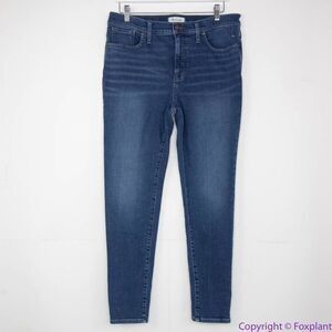 NEW Madewell‎ 9" Mid-Rise Skinny Jeans in Orland Wash: TENCEL™ Denim 32